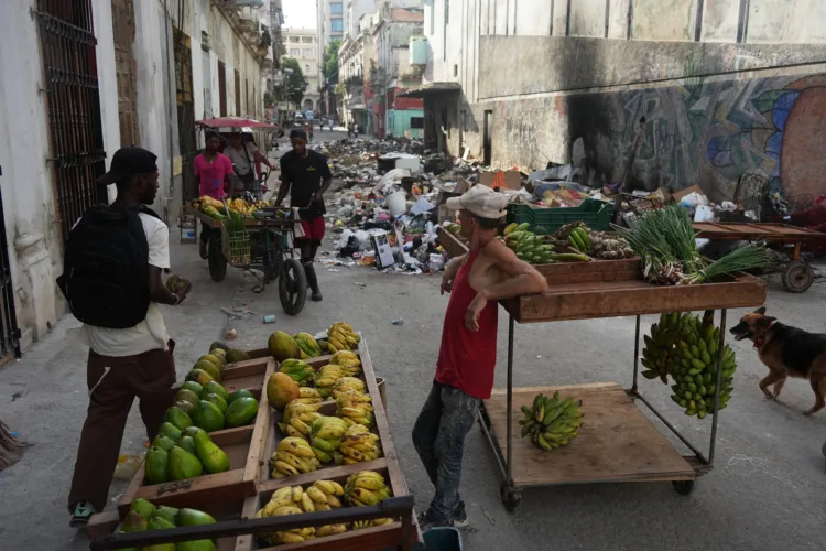 As blackouts stretch for days, life in Cuba revolves around small bursts of electricity